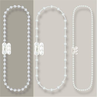 PVC rolluikketting 140 cm bedieningslengte 4.5 x 6 mm voor rolluiken en zonwering