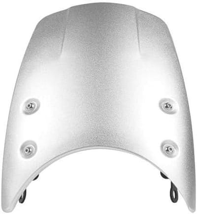 Motorwindscherm - Voorruit motor - Bescherming tegen wind - Duurzaam aluminium - 50 cm breed - Zilver