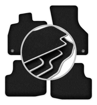 CARLUX-SILVER automatten voor: Skoda Octavia IV A7 sedan, stationwagen, variant, liftback (2020-)