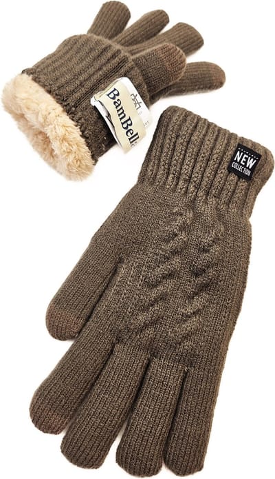 BamBella® Dikke Handschoenen winter heren Fleece borg fleece voering