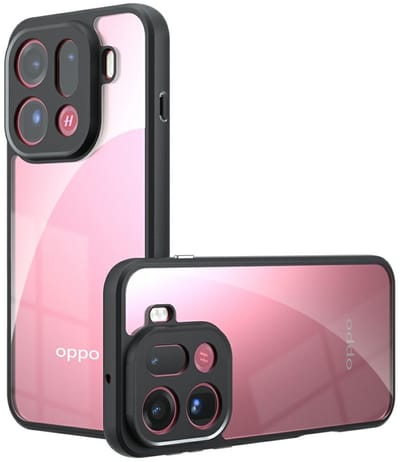 Coverup Hoesje - Geschikt voor OPPO Find X9 Pro Hoesje - Coverup Transparante Back Cover met Camera Cover - Transparant