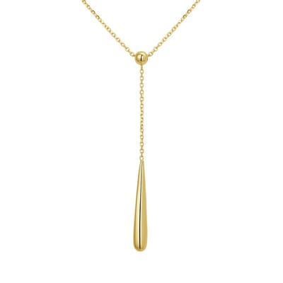 YO&NO Ketting Druppel - 14 Karaat - Goud 585