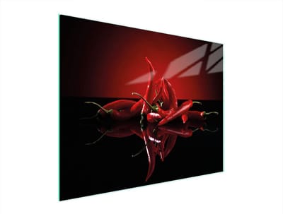 TMK ArtDeko - Glas Snijplank - 52x40 cm - Geharde - Antibacterieel