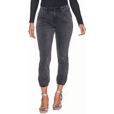PAIGE Pleated Mayslie Dbl Bttn Faded Mist Größe: W25 | Slim Jeans Outlet | Damen