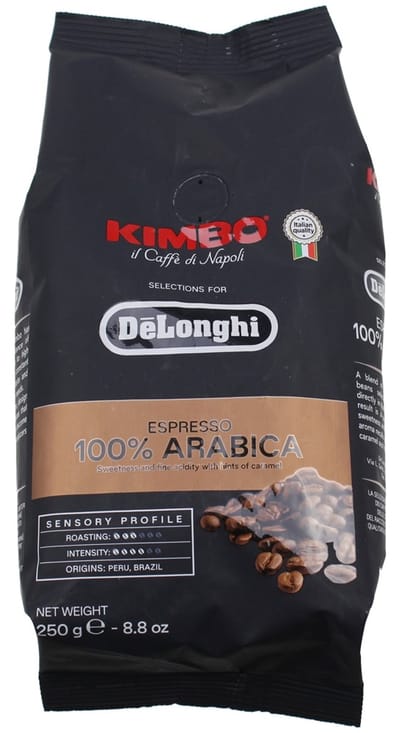 DELONGHI - DE'LONGHI KOFFIEBONEN KIMBO ARABICA 250 g - 5513282381