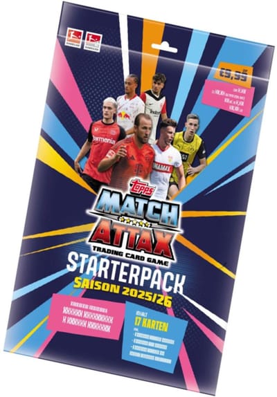 Topps/Merlin Bundesliga Match Attax Trading Cards 2025/26 Starter Pack Trading cards