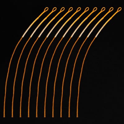 Dailygoods- Vliegvislijn 30LB - Gevlochten Ringconnector - Vlieglus Lijn - 10 Stuks - Nylon - Flexibel en Laag Geheugen - Vliegvissysteem