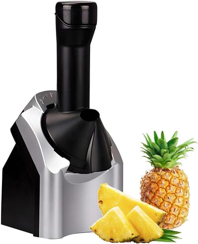 IJsmachine voor thuis - Dessertmachine Zacht IJs - Zelf Desserts Maken - Veelzijdige Bereidingen - 1450 g - Wit