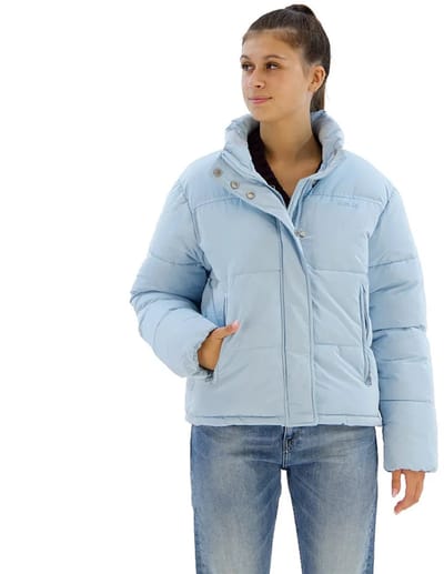 Replay W7808a.000.84466 Puffer Jas Blauw S Vrouw