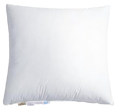 Ergonomisch Donskussen 80x80 | Driekamer Kussen | 90% Dons | Ademend en Huidvriendelijk | 1100g