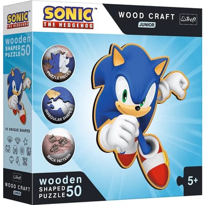 Sonic houten puzzel - junior