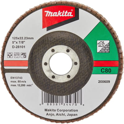 Makita D-28101 Lamellenschuurschijf C80 | 125mm