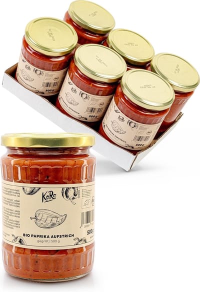 KoRo | Bio geroosterde-paprikaspread 6 x 500 g