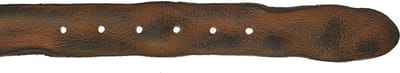 Vanzetti Leren Riem Denim Love 40mm Full Leather Belt W105 Cognac Bruine