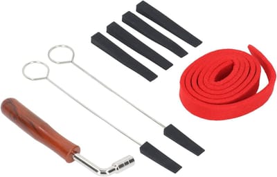 Piano Stemset - Muziekinstrumenten onderhoud - Instrumenten stemmen - Compleet met dempers - 20 x 15 x 4 cm - Zwart