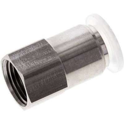 12mm x G3/8'' RVS/PA Insteekfitting Binnendraad EPDM/PTFE