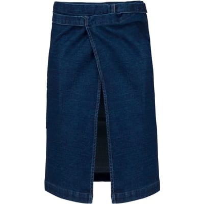 Schort/Tuniek/Werkblouse Unisex One Size Kariban Denim 100% Katoen