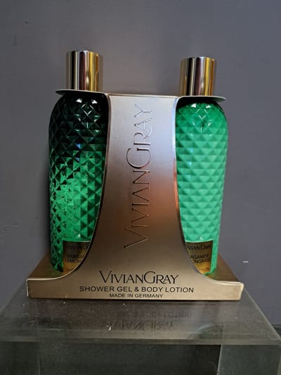 geschenk set vrouwen verjaardag - moeder dag - leuk geschenk - kado - kerst geschenk jbergamot -lemongrass - body lotion - douche gel