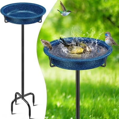 MRKK® Vogelbad op Voet - Vogelhuisje op Paal