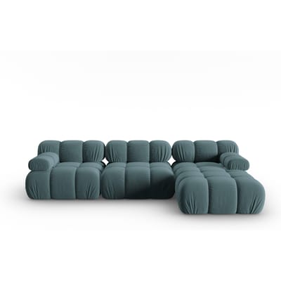 Modulaire-4-zitshoekbank Tropea rechts velvet | Milo Casa
