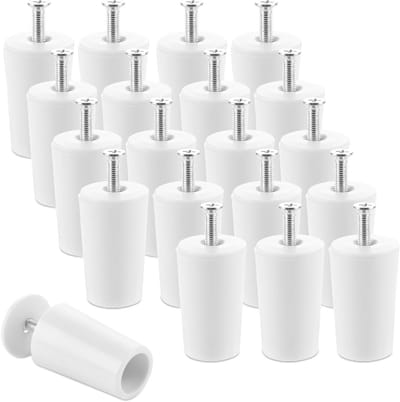 **Inovra Plus - Rolluikstopper 40 mm wit - 20 stuks - Aanslagstopper - Geschikt voor rolluikpantserlamellen - Eenvoudig te monteren**