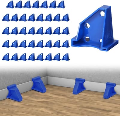 Vloer Spacers - Afstandhouders Parket - Vloeren Leggen - Triangular Design - 40 Stuks - Donkerblauw