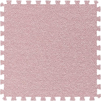 Schuimrubberen Tapijttegels - Vloermatten Legpuzzel - Comfort Verhogend - In elkaar Grijpend Systeem - 30x30 cm - Roze