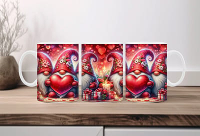 Koffiemok valentijn Gnomes 23 | Valentijn cadeau | Valentijn decoratie | Grappige Cadeaus | Koffiemok | Koffiebeker | Theemok | Theebeker | chocoladebeker