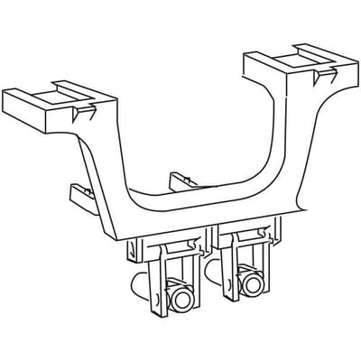 Mepa deflection arm for actuation for concealed cisterns 590.908