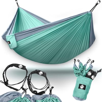 XXL Dubbele Hangmat voor 2 Personen - Draagbaar en Heavy Duty voor Buiten en Camping