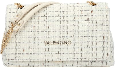 VALENTINO schoudertas Tweed Flap Bag Off Wh / Multi crème