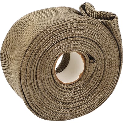 Slang Hittebeschermhoes 9.8FT Basaltvezel Brandwerend Uitlaatpijp Hittebestendige Isolatie Wrap