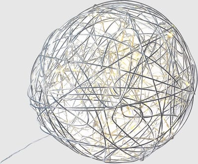 3D Kerstbal "Galax" met 100 LEDs - Zilver - ø37,5 cm
