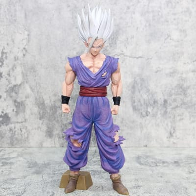 33cm Dragon Ball Z Figuren Son Gohan Anime Figuur Gohan Pvc Model Standbeeld Poppen Verzameling Decoratie Ornamenten Speelgoed Cadeau gray