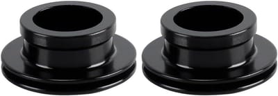 Eindkappen Asconverters - Fietsas Doppen - Fiets Stabiliteit - Aluminium Legering Constructie - 15 mm Binnendiameter - Zwart