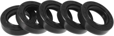 Dubbele Lip Olieafdichting 25x40x10mm met Roterende Veerstalen Afdichtingsring - Rubber NBR Hoge Druk, 5 Stuks voor Motoren en Machines