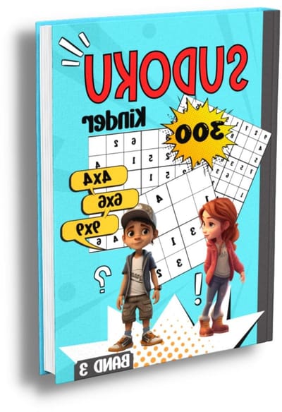 Sudoku Kinderboek - Puzzelboek Logica - Denkvaardigheden Trainen - 300 Puzzels 3 Groottes - 6x9 Inch - Niet gespecificeerd