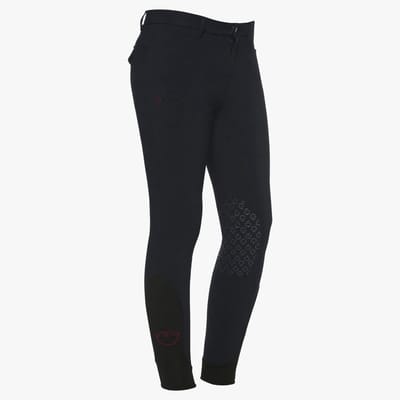 Cavalleria Toscana Jongens Knie Grip Rijbroek Basic S Wit