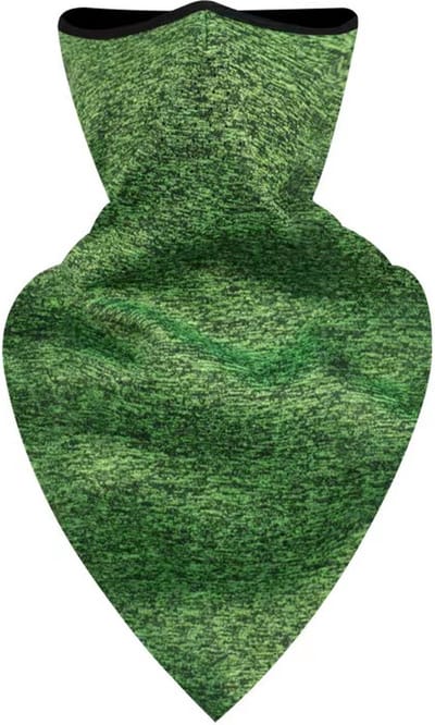 Motor sjaal - Gezichtsjaal - Groen - Kraag - Motormasker - Skimasker - Gevoerd - Unisex - Uitwasbaar 60 graden - Maat: One size