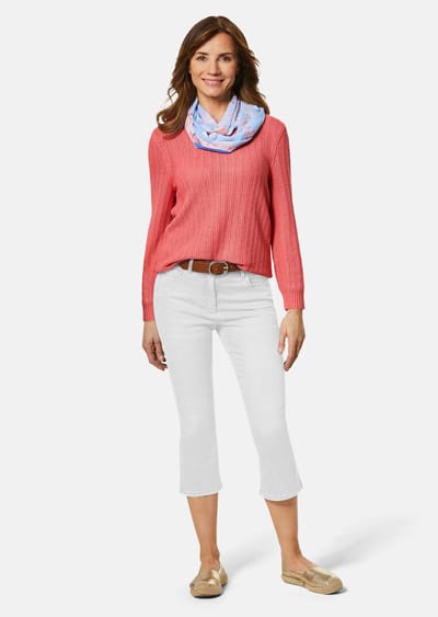 Goldner Verkorte jeans met uitlopende zoom Verkorte jeans met uitlopende zoom