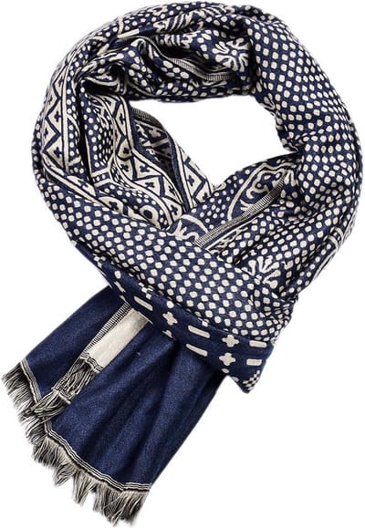 Sjaal Heren - Arabische Sjaal - Herensjaal - Blauw