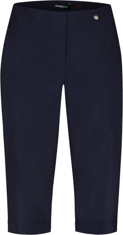 Robell - Model Bella 05 Bermuda - Bengaline Stretch - Marine -EU38