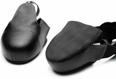 Veiligheidsschoen- en laarzenaccessoire Veiligheidsoverschoen Leren beschermende schoenovertrekken Maat Eur 35-47