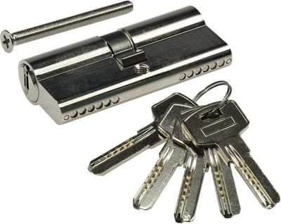 Veiligheidsslot Cilinder voor DIN Insteeksloten - 70mm (35/35) met 5 Veiligheidssleutels