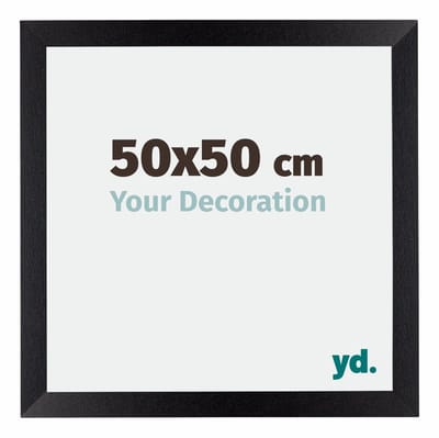 Your Decoration - Fotolijst 50x50 cm - MDF - Zwart Mat - Mura