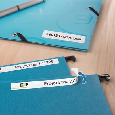 HERMA Removable inscription strips A4 96 x 10 mm white Movables® technology