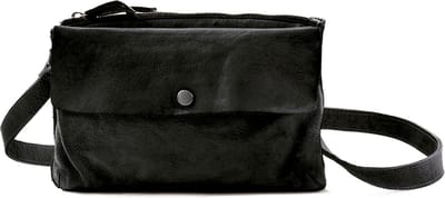 HAROLD'S Leren Schoudertas Submarine Handbag Black Zwart