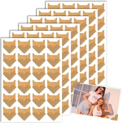 144 Stuks Zelfklevende Fotohoeken Stickers voor Foto's en Scrapbooking - Ideaal voor Fotoalbums en Creatieve Projecten