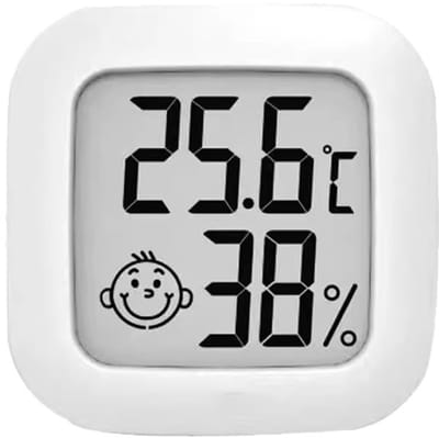 Hygrometer - Weerstation - Hygrometer - Binnenthermometer - Zeer nauwkeurig elektronisch wandmodel voor de babykamer