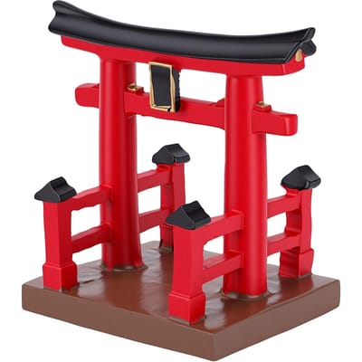 Torii Poort Aquarium Decoratie Mini Hars Heiligdom Ornament voor Aquarium Zen Tuin Bureau Display red